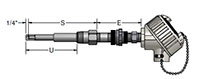 Hazardous Location Flame-Proof-Certified, Thermocouple Assemblies with Thermowells