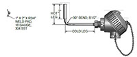 Hazardous Location Non-Incendive Certified, Heat-Tracing Resistance Temperature Detector (RTD) Assemblies