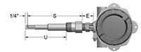 Hazardous Location Explosion-Proof-Approved, Resistance Temperature Detectors (RTD) Assemblies with Thermowells