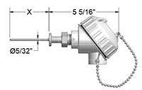 Miniature Sanitary Clean-In-Place (CIP) Resistance Temperature Detector (RTD) Sensors