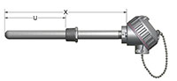Resistance Temperature Detector (RTD) Pipe Thermowells with Spring-Loaded or Loose Elements - 2