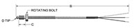 Threaded Nozzle Resistance Temperature Detectors (RTDs)