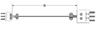 Flexible Resistance Temperature Detector (RTD) Electric Wire Extensions - 2