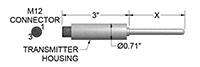 Water-Tight Resistance Temperature Detector (RTD) Assemblies with Optional Series 450 Temperature Transmitter