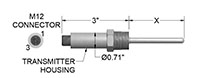 Water-Tight RTD Assembly With Optional Series 450 Temperature Transmitter - 2