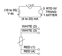 Resistance Temperature Detector (RTD) with Transmitter