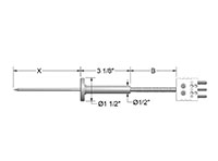 Penetration Style Resistance Temperature Detector (RTD) Sensors - 4