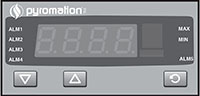 Series 810 1/8 DIN Digital Electrical Indicators