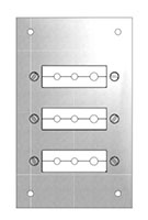 Thermocouple and Resistance Temperature Detector (RTD) Jack Panels for FS Conduit Box Mounting - 3