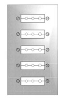 6, 8, 10, and 12 Circuits Standard 3-Wire Resistance Temperature Detector (RTD) Jack Panel