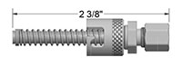 1/16 Inch (in) Sheath Size Adjustable Bayonet Cap and Spring