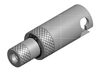 Positive Bottoming Indicating Bayonet Cap for 0.210 Inch (in) Flex with Red Bottoming Indication (D702 - A- 2)