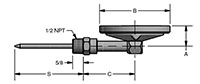 Side-Connected Bi-Metal Thermometers - 2