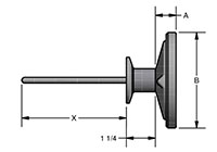 Sanitary Back-Connected Bi-Metal Thermometers - 2