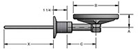 Sanitary Side-Connected Bi-Metal Thermometers - 2
