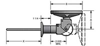Sanitary Adjustable-Angle Bi-Metal Thermometers -2