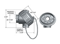General-Purpose, Stainless Steel Connection Heads