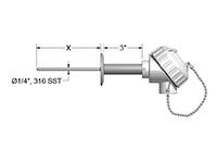 Clean in Place (CIP) Sanitary-Connected Resistance Temperature Detectors (RTD)s