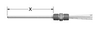 Fixed-Sheath Resistance Temperature Detectors (RTD) Assemblies with General-Purpose Connection Heads - 2