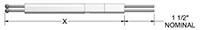 Straight Base-Metal Thermocouple Elements - Duplex Insulated