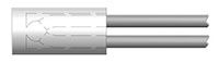 Angle Base-Metal Thermocouple Elements - Insulated Junction