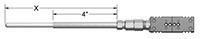 High-Temperature Thermocouple Assemblies - Alumina Sheathed Assembly