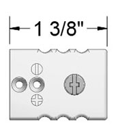 200 and 350 Degree Celsius (ºC) Temperature Rating Height Standard Jack Connectors