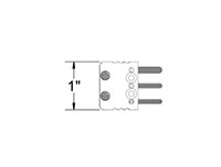 200 Degree Celsius (ºC) Temperature Rating Height Miniature Jack Connectors