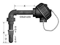 Angle Thermocouples with Metal-Alloy Protection Tubes - 2