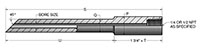 Straight-Shank, Gas Sampling Socket-Weld Thermowells