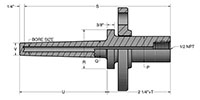 Heavy-Duty Van Stone Thermowells