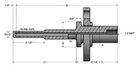 Reduced-Tip Van Stone Thermowells