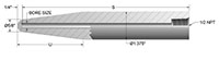 W81 Series Sanitary Weld-In Thermowells