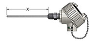 Hazardous Location Explosion-Proof-Certified, Fixed-Element Thermocouple Assemblies