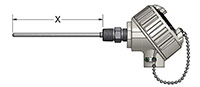 Hazardous Location Flame-Proof-Certified, Fixed-Element Thermocouple Assemblies