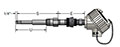 Hazardous Location Flame-Proof-Certified, Thermocouple Assemblies with Thermowells