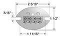 Single Ceramic Terminal Block