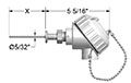Miniature Sanitary Clean-In-Place (CIP) Resistance Temperature Detector (RTD) Sensors