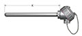 MgO Thermocouple Pipe Thermowells with Spring-Loaded or Loose Elements