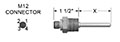 Water-Tight RTD Assembly With Optional Series 450 Temperature Transmitter - 4