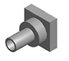 Standard Size and Mini Cable Clamp Mounting Hardware for Plugs and Jacks