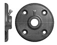 1/4 Inch (in) Pipe Connection Size Slip Fit Bore Malleable Iron Mounting Flange for Indicated Pipe Size (6BF - B)