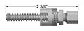 1/16 Inch (in) Sheath Size Adjustable Bayonet Cap and Spring