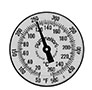 Sanitary Adjustable-Angle Bi-Metal Thermometers