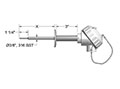 Fast Temperature Response Resistance Temperature Detectors (RTD)s with Clean in Place (CIP) Fittings