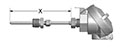 Fixed-Sheath Resistance Temperature Detectors (RTD) Assemblies with General-Purpose Connection Heads