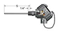 Spring-Loaded MgO Thermocouple/Thermowell Assemblies with Explosion-Proof Connection Heads - 2