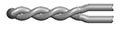 Angle Base-Metal Thermocouple Elements - Twist Weld