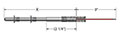 Magnesium Oxide (MgO) Thermocouple Pipe Thermowells with Replacement Elements - 2