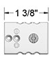 200 and 350 Degree Celsius (ºC) Temperature Rating Height Standard Jack Connectors
